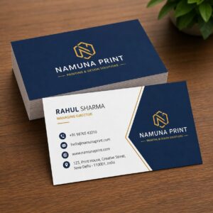 High Glossy Laminated Business Card (Single Side Print)